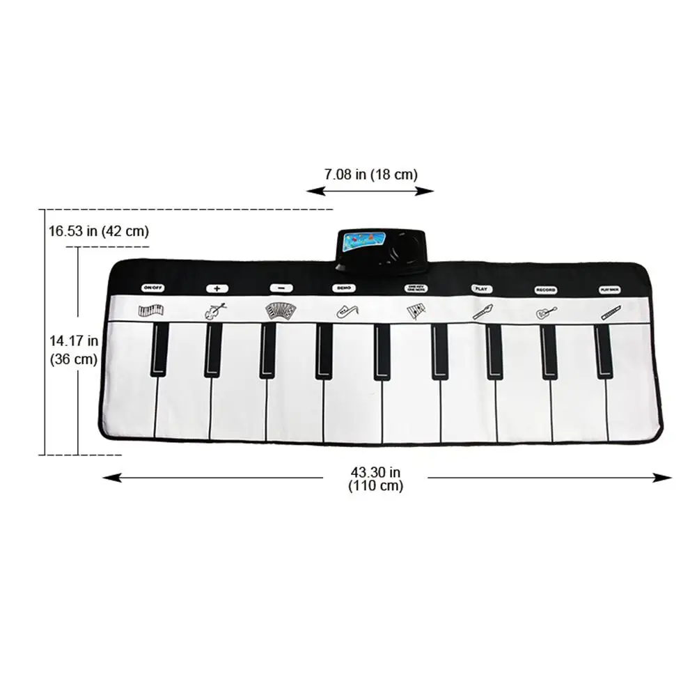 Музыкальные игровые коврики пианино сенсорного типа электронные многофункциональные детские игры Ползания животных поет лучшие игрушки для детей
