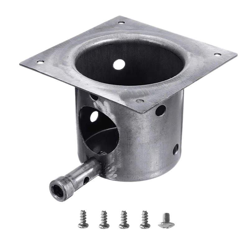 

BBQ Grill Pellet Stove Iron Fire Burn Pot Fit for Traeger Grill Replacement Part