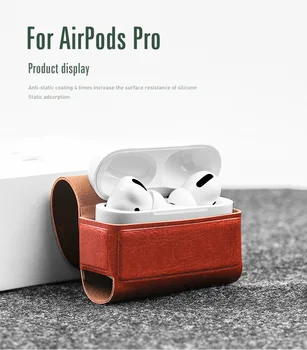 

PU Leather case For Airpods Pro Protective Luxury Cover with Anti-lost Buckle For Air Pods Pro 3 Earphone Cover For Case