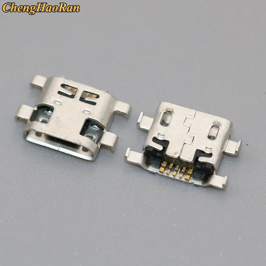ChengHaoRan 1 шт. микро USB разъем для Huawei H60 L01 L02 L03 5 PIN mini usb зарядки|Соединители| |