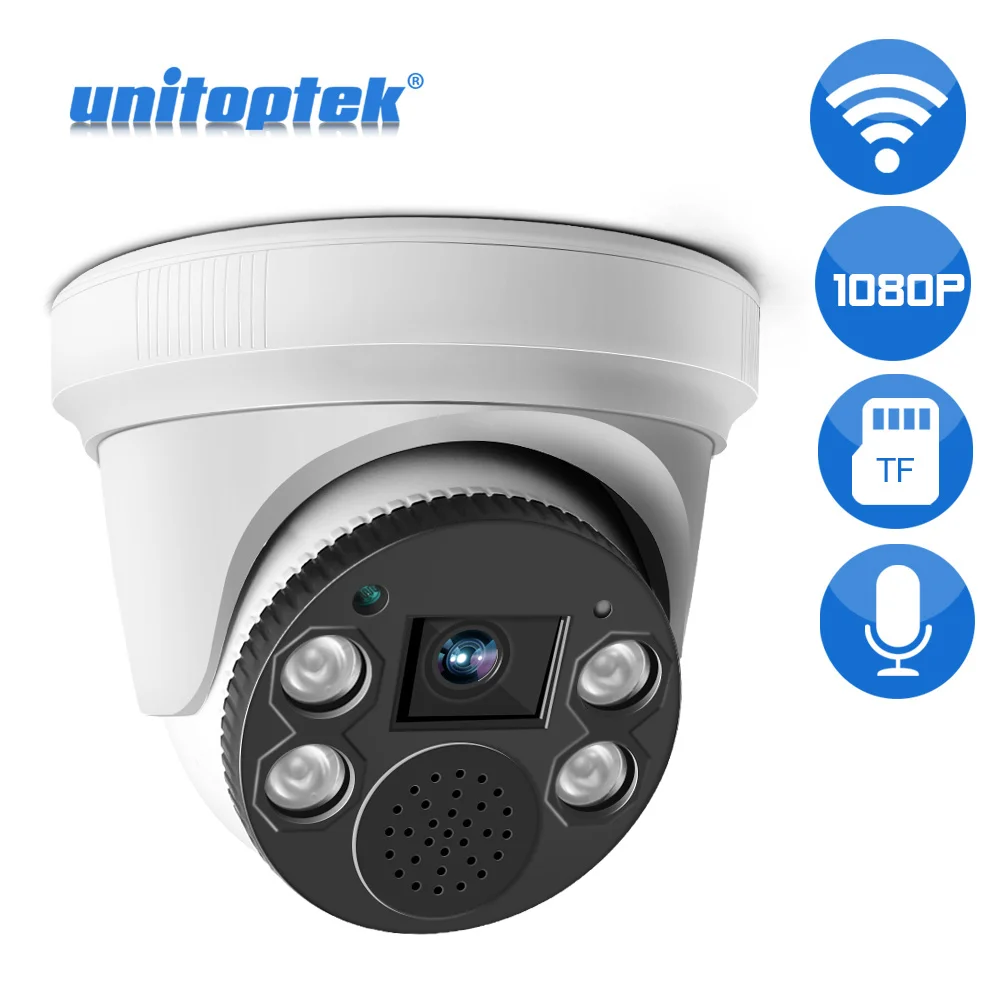 

HD 1080P Wireless IP Camera Indoor Dome WIFI Home Security Camera 2MP Two Way Audio Surveillance Onvif IP Camera IR 20M CamHi