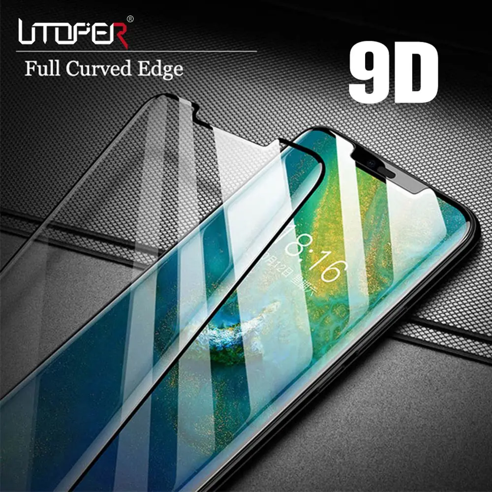 

9D Tempered Protective Glass For Huawei Mate 20 Pro Screen Protector Glass P20 P30 Pro Lite P Smart 2019 Honor 8X 10 Max Lite
