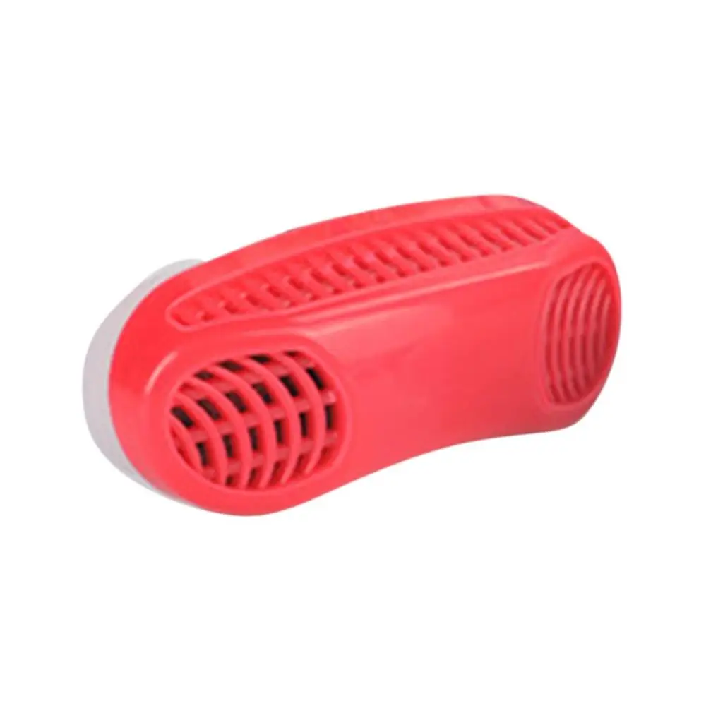 Антихрап Храп Стоп чистый воздух фильтр дыхательный аппарат очиститель носовые заторы для путешествий устройство для сна храп - Цвет: Красный