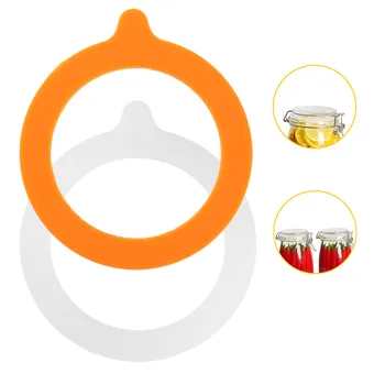 

10Pc Storage Jars Silicone Gaskets Seals Rings Replacement Airtight Leak-proof Rubber Seals Fits Regular Mouth Canning Jars Part