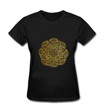 T shirt Women Off White Gym Couture Hip Hop 100% Cotton Print Tee Shirt Mandala Fancy Women clothes Ropa Mujer