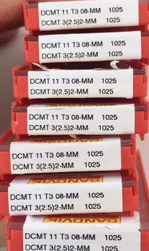 10 шт. твердосплавная вставка DCMT 11t308-мм 1025