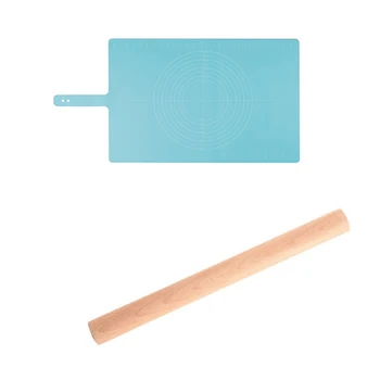

Food Grade Household Rolling Mat Floor Mat Mat Non-Stick Thickened Panel Baking Mat with Rolling Pin