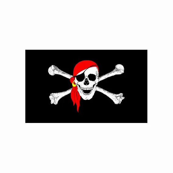 90x150cm Jolly Roger Skull Bone Drinking The Time Flies When You
