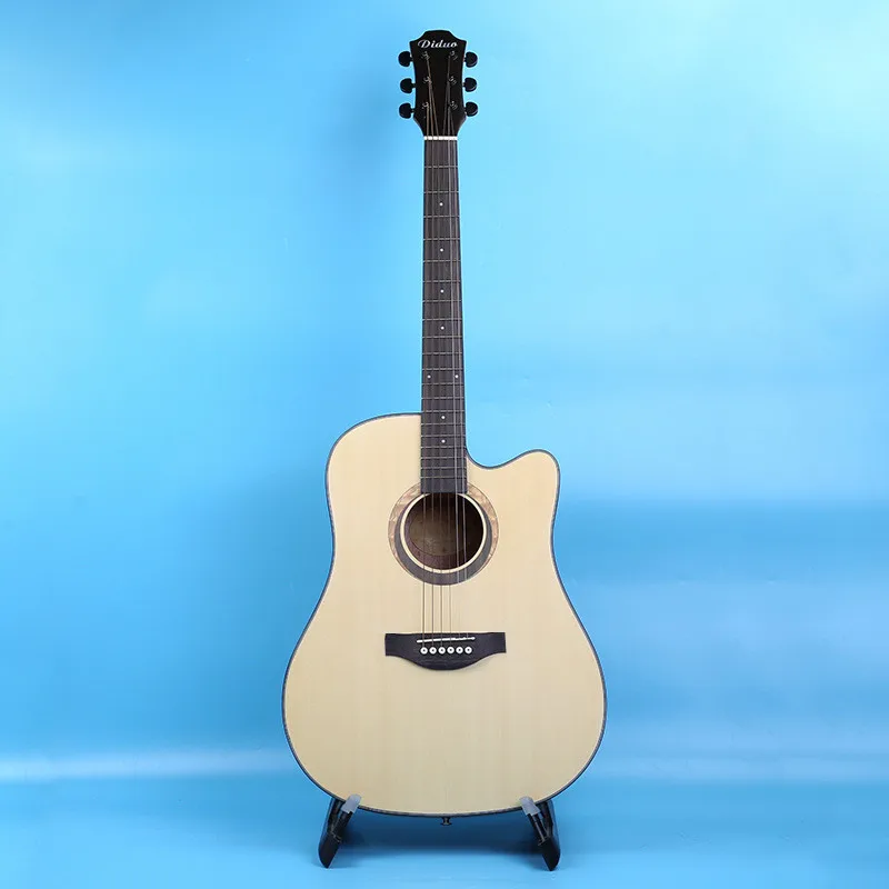 Гитара s 41 дюймов Акустическая гитара цвет древесины палисандр гриф гитары ra тюнер струны с Жесткий Чехол
