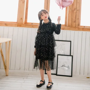 

Kids Dresses for Girls 2020 New Lace Baby Princess Dress Toddler Girl Christmas Outfits Children Fall Clothes Layered,#5649