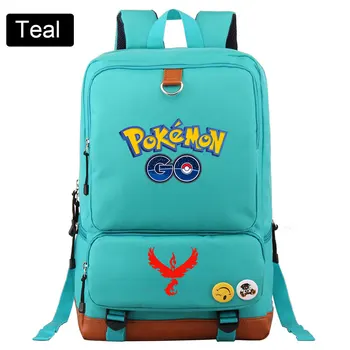 

New Fashion Cute Cartoon Pokemon Boy Girl Book School Bag Women Bagpack Teenagers Schoolbags Men Student Backpack