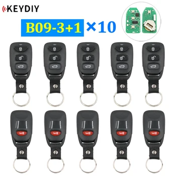 

10Pcs/Lot B09-3+1 Universal 3+1 Button Remote Control for KD900 KD900+ KD200 URG200 KD-X2 Mini KD 4 Button Remote KD Key