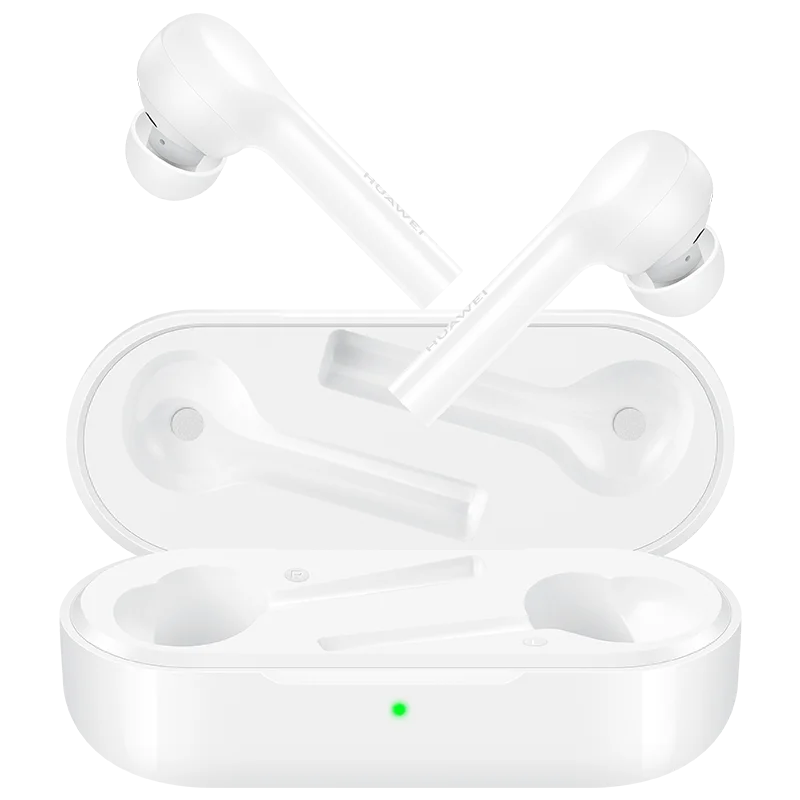 white Original HUAWEI FreeBuds lite Wireless Earphone In-ear Double click control With Charging Box IP54 HUAWEI freebuds enjoy - Цвет: white