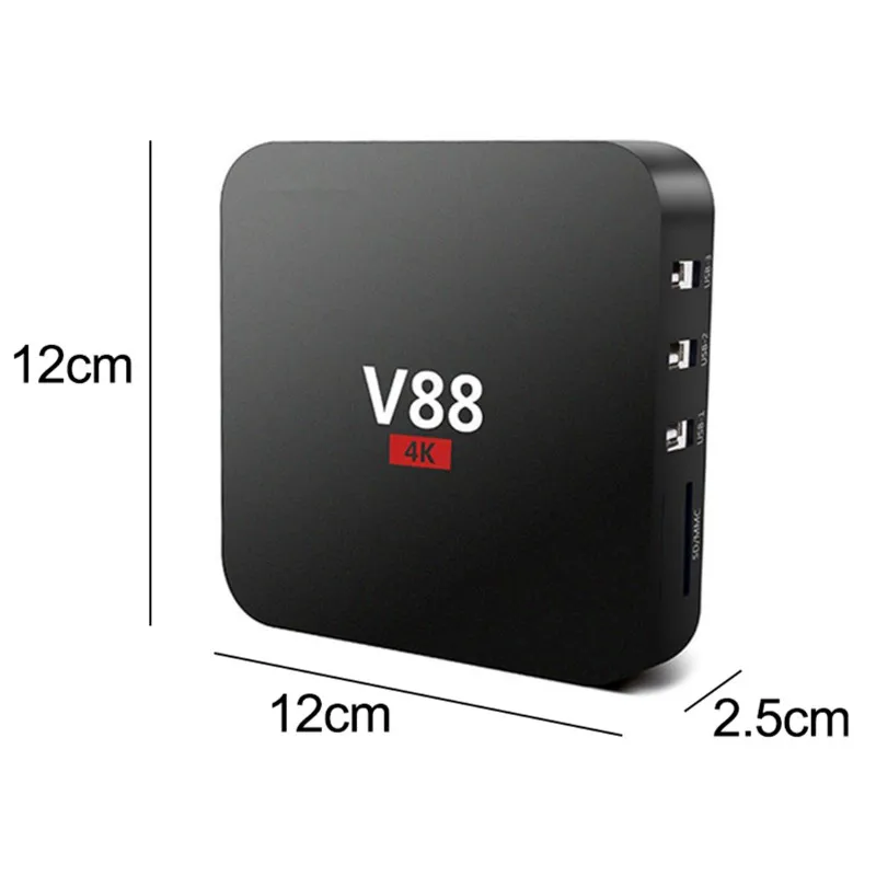 SCISHION V88 Android 7.1 OS TV Box IPTV Android 1GB 8GB RK3229 Set-top Box 4K 3D 2.4GHz WIFI Quad Core Smart TV Box Media Player