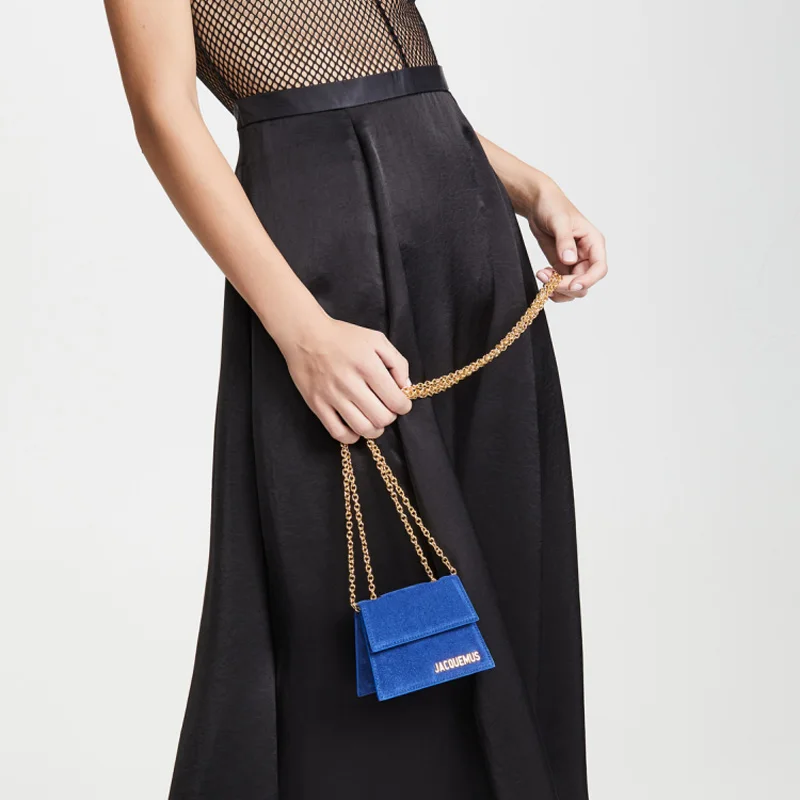 Beste 2019 Summer Beroemde Designer Mini Brief Klinknagel Trapeziumvormige Kleine Vierkante Tas Leuke Keten Schoudertas Messenger Bag Vrouwen Handtassen