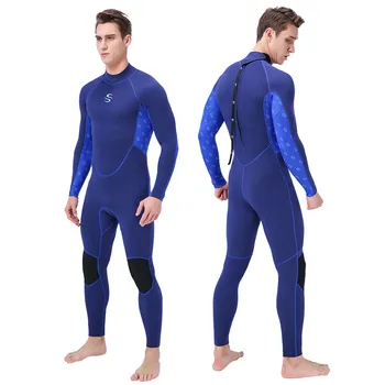 

2019 New Men Wetsuit 3MM Full Body Suit Super Stretch Diving Suit Swim Surf Snorkeling Surfing Swimming And Diving Suits