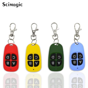 

4 Channel remote control garage door opener key duplicator for gate control 433.92MHz fixed code controller clone command