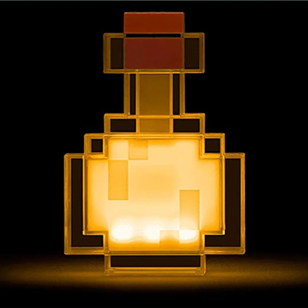Color Change Bottle Детские игрушки изменение цвета зелье бутылка светильник руды алмаз квадратный ночной Светильник фонарь светильник AAA питание - Цвет: Color Change Bottle