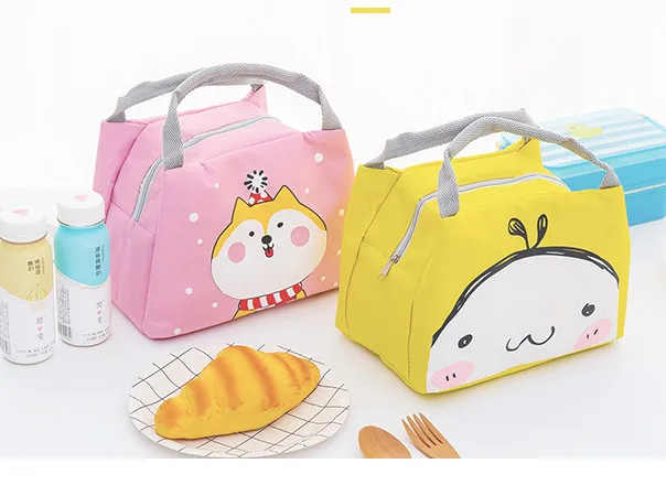 Insulated Baby Bottle Bag 21cm Waterproof Oxford Lunch Cooler Storage