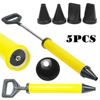 

1 Set Caulking Gun Pointing Brick Cement Pump Grouting Mortar Sprayer Applicator Tool For Cement 4 Nozzle Construction Tools