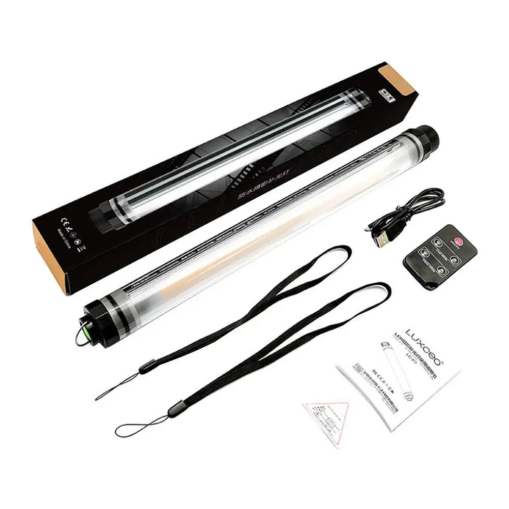 

DSstyles Luxceo IP68 Waterproof Photography Fill Light Handheld LED Wand Light 3000K-5750K Color Temperature