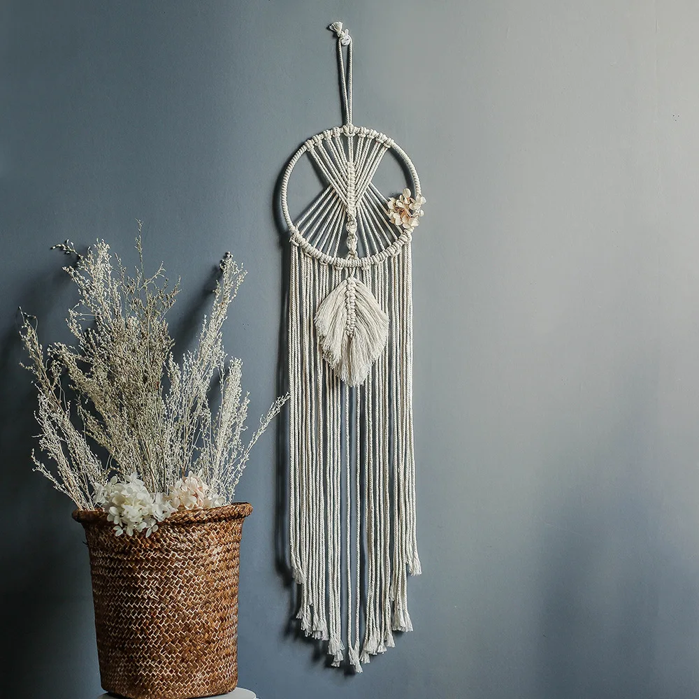 Background Macrame Bedroom DreamCatcher Wall Hanging Bohemian Accent Baby Art Tapestry Nordic Hand Woven Home Kids Room Decor Background Macrame Bedroom DreamCatcher Wall Hanging Bohemian Accent Baby Art Tapestry Nordic Hand Woven Home Kids Room Decor