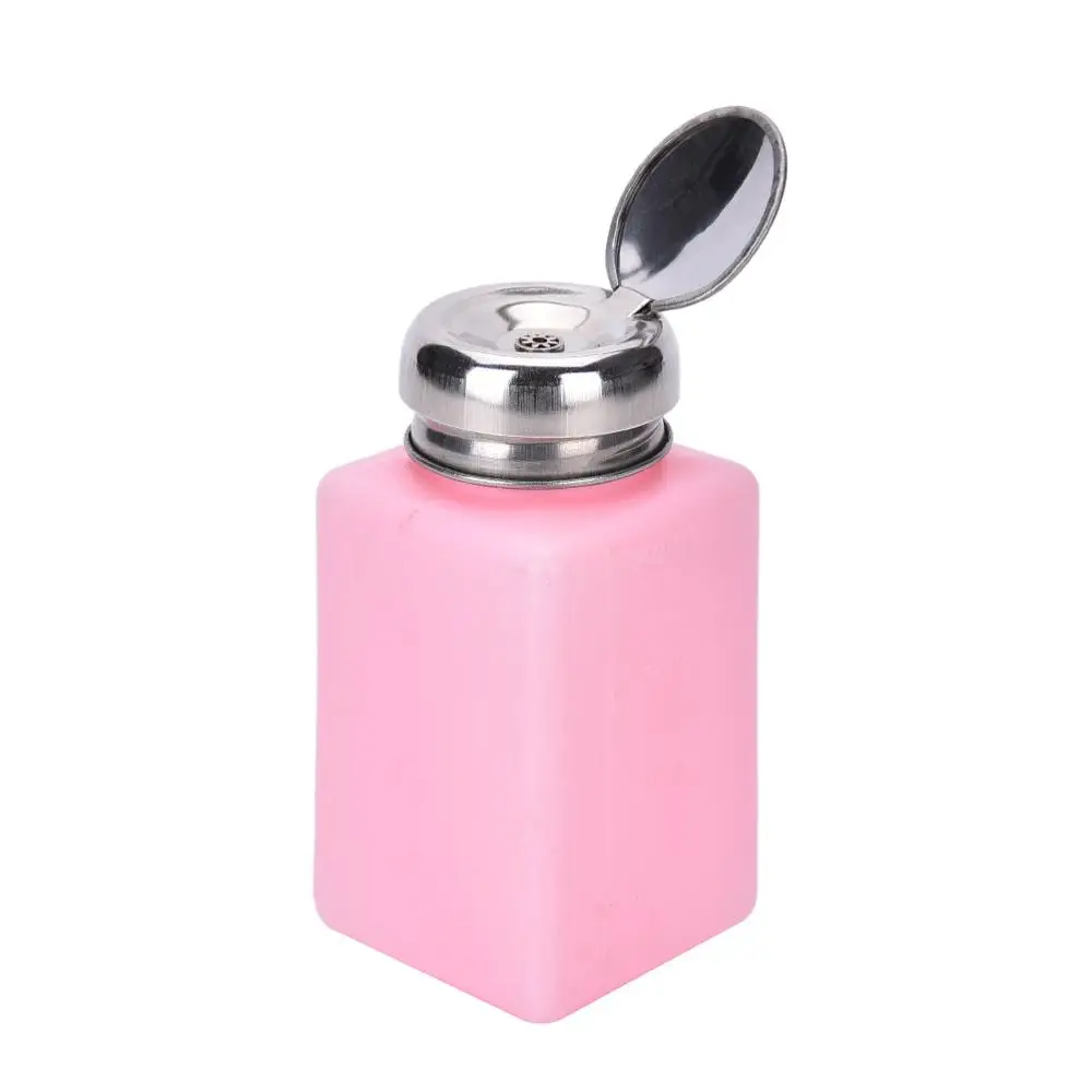 

200ML Nail Art Liquid Alcohol Press Empty Bottle Portable Acrylic Gel Polish Cleaner Remover Dispenser Duck Pump Water Bottles