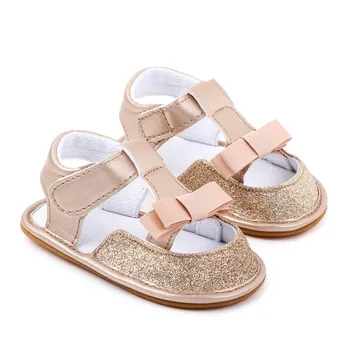 

Baotou glitter soft bottom toddler shoes baby Kid Baby Girls Princess Cute Toddler First Walk Summer Shoes