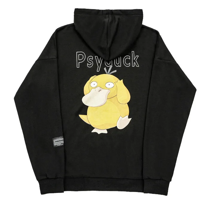 Fall New Fashion Unisex Sweatshirt Pokemon Pikachu Jigglypuff Print Casual Oversized Hoodie Couple Hooded Pullover Top