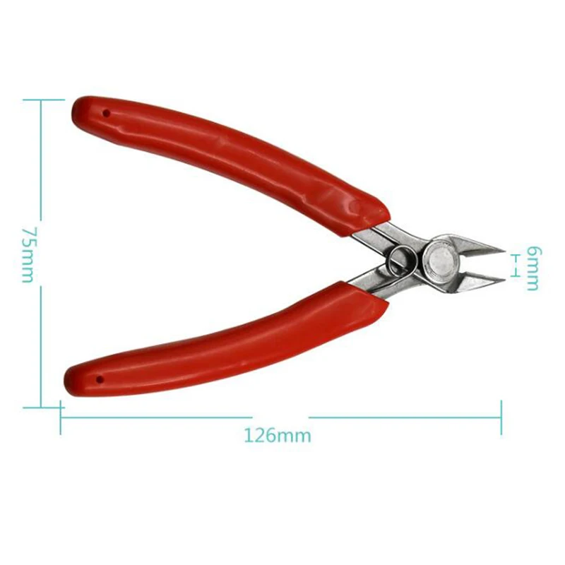 Stainless Steel Wire Cutters Electronic Pliers DIY Diagonal Plier Clamp Wire Cable Cutting Hand Tools