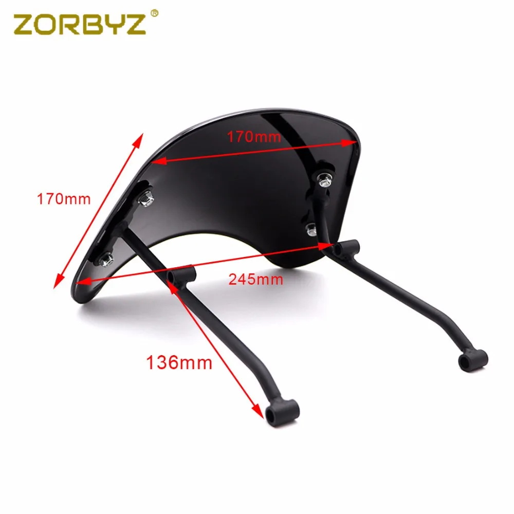 ZORBYZ Мотоцикл Дым лобовое стекло ветровое стекло дефлектор для Бенелли леончино 500