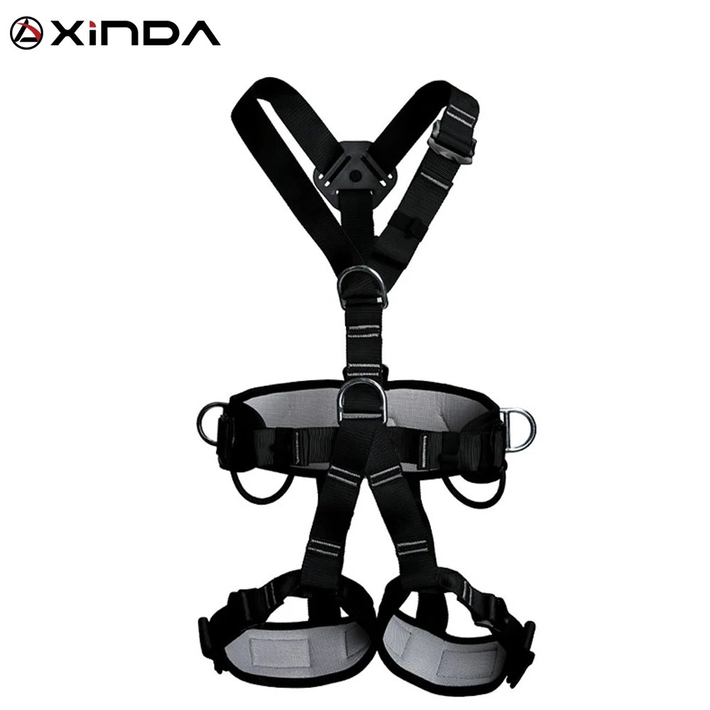 XINDA Top Quality Outdoor Harnesses Rock Climbing High Altitude Protection Full Body Safety Belt Anti Fall Protective Equipment | Спорт и