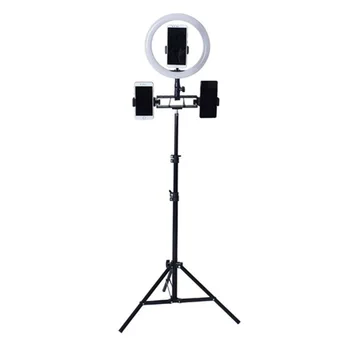 

Camera Studio Ring Light Video LED Beauty Ring Light Photography Dimmable Ring Lamp+Tripod for Selfie/Live Show