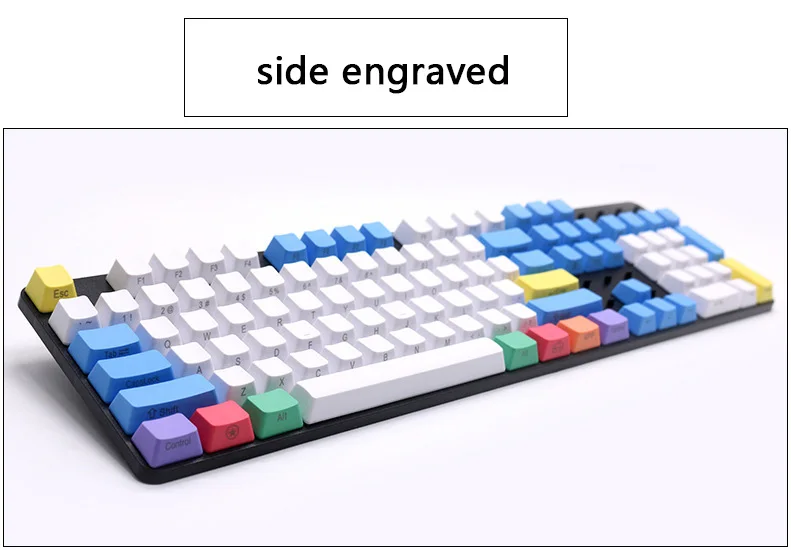 Механическая клавиатура Keycap 87/104/108 клавиши PBT Мел Набор цвет личности брелки для Cherry mx
