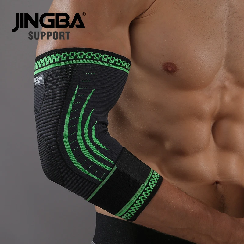 Compression Elastic Nylon Basketball Elbow brace support protector Volleyball Fitness Bandage Elbow pads 1PCS