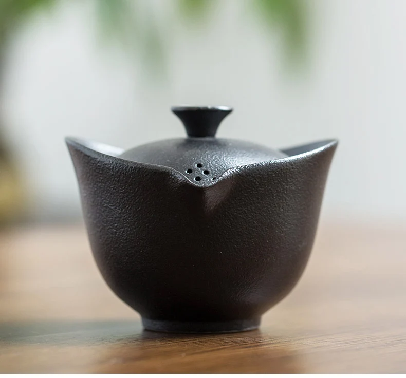 TANGPIN черная посуда керамическая чайная чашка портативный чайный набор для путешествия с дорожная сумка посуда для напитков