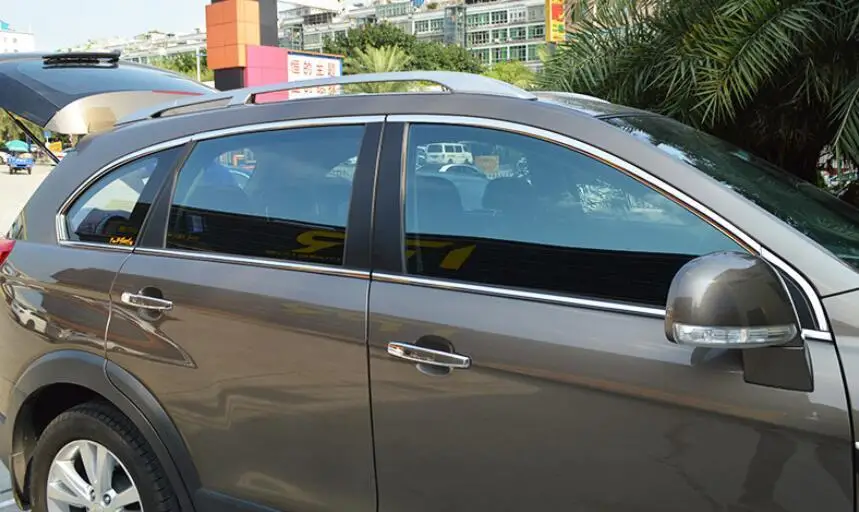 Модификация автомобиля аксессуары для автомобиля стальная полоса окна автомобиля Защита планки для Chevrolet Captiva 2008