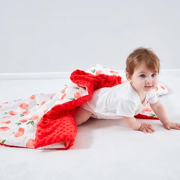 

Baby Blankets Newborn Warm Fleece Cotton Rabbit 3D Dot Swaddle Wrap Stroller Sleep Cover Bedding Set Toddler Winter Blanket