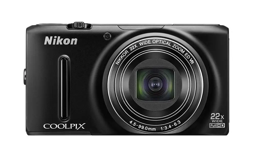 Цифровая Wi-Fi камера NIKON COOLPIX S9500 б/у цифровая с 22x зумом и GPS (черная) (старая модель)