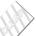 white on clear