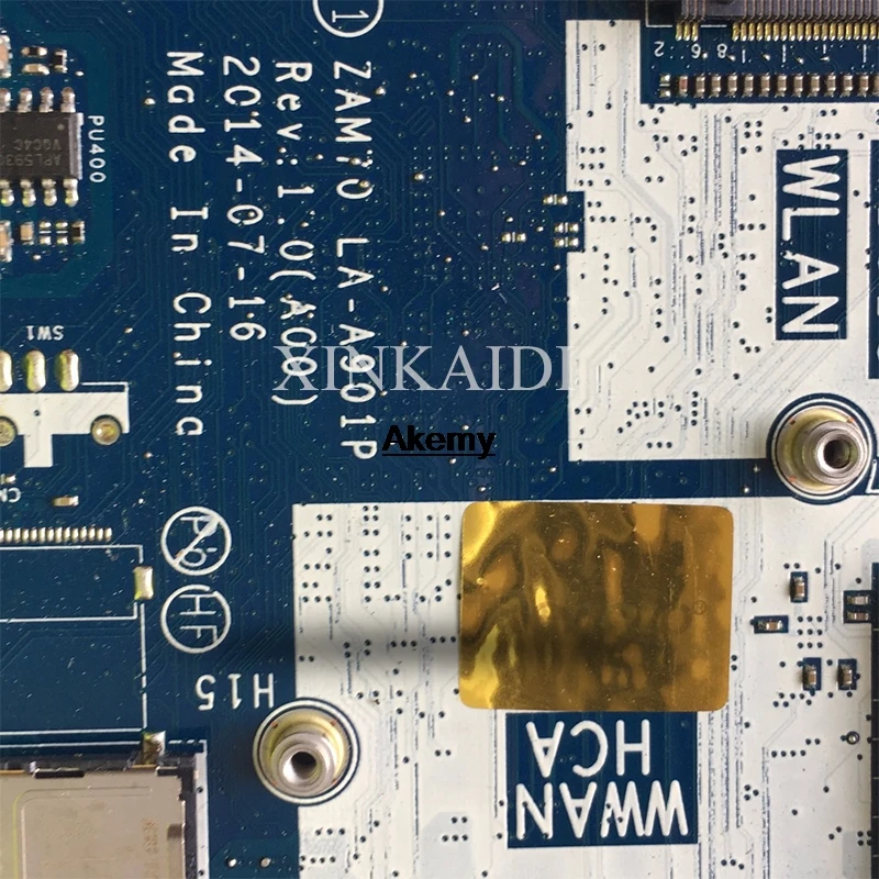 Материнская плата для ноутбука DELL Latitude 15 E5450 SR211 3755U cpu ZAM70 LA-A901P протестирована на