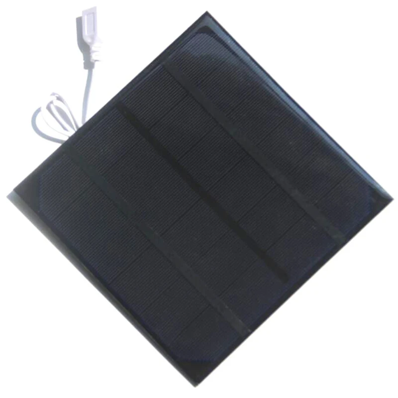 Portable Solar Pane With Fan Player Solar Charger Pane Fast Charger USB Fan 6 Inches Fan