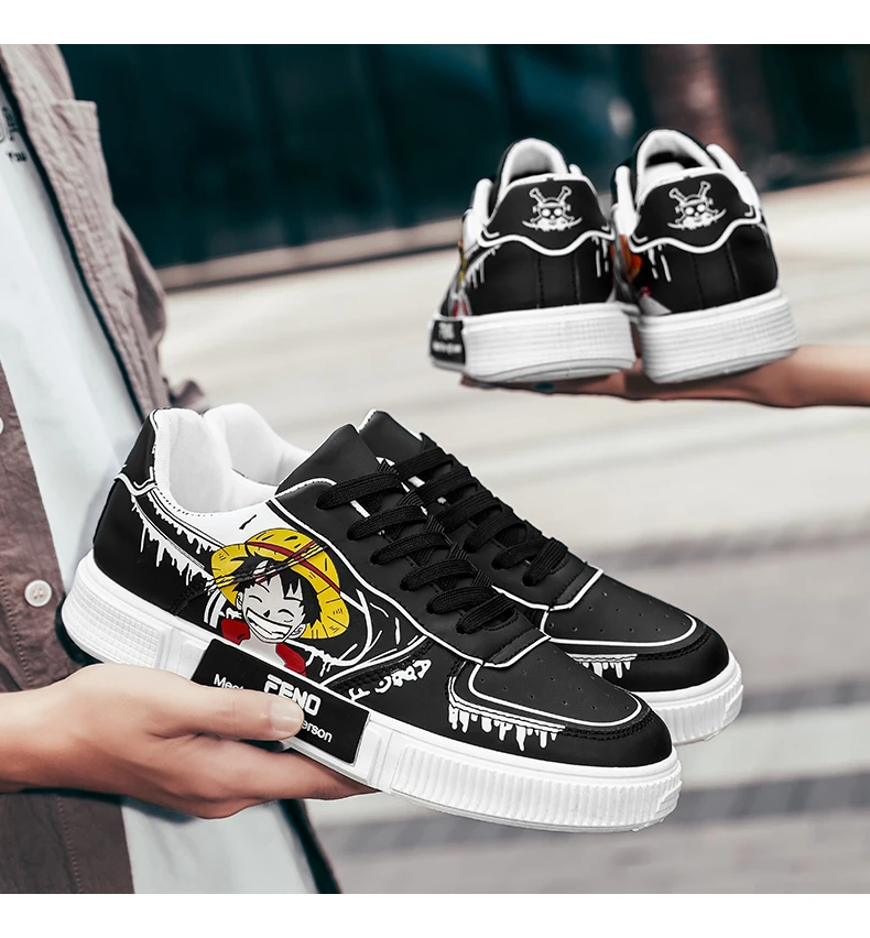 One Piece - Luffy Simling Themed Sporty Sneakers (6 Designs)