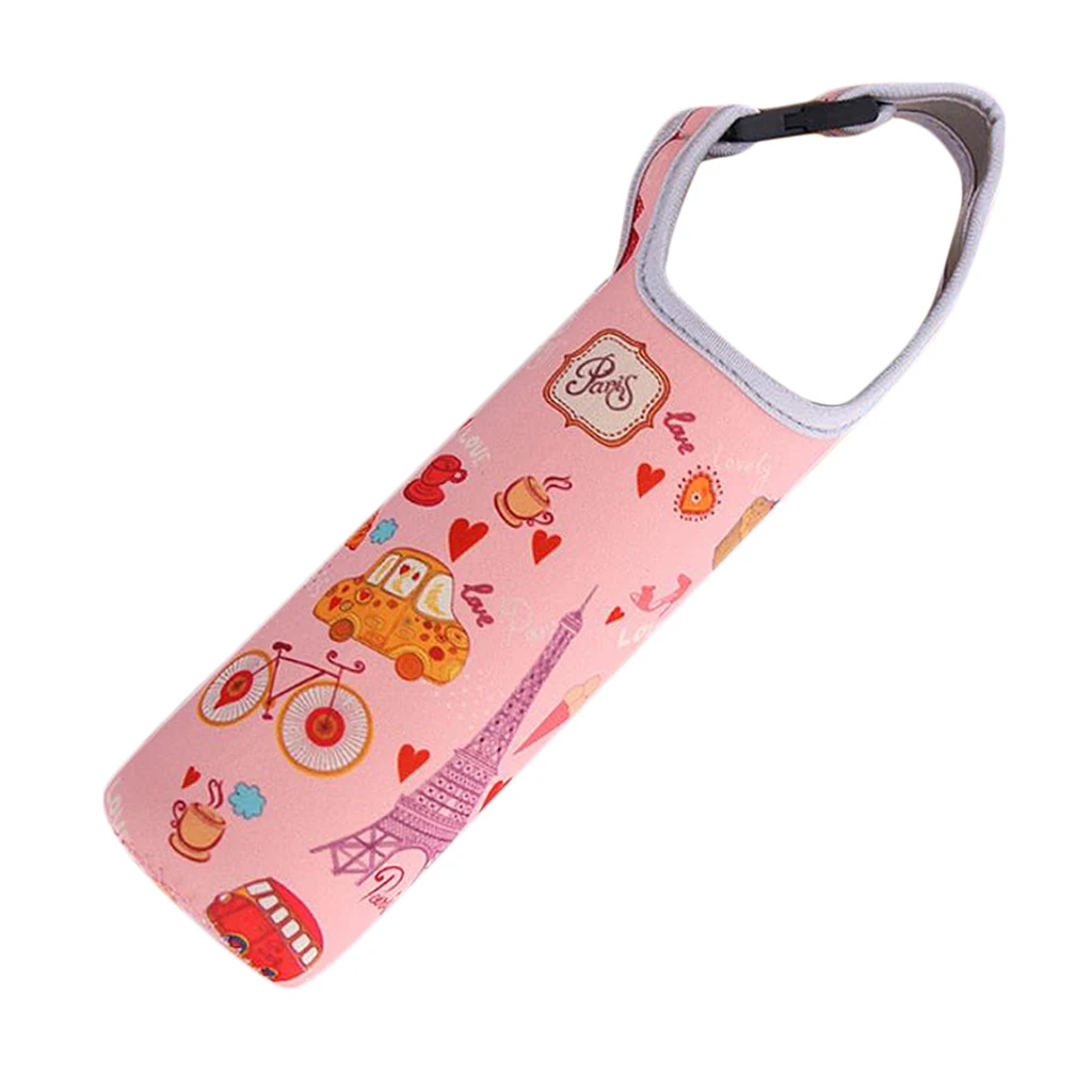 Heat Insulation Water Bottle Holder Cover Vacuum Cup Mug Bag Tote Cover for Home Travel Trip Bike Outdoor Camping Use