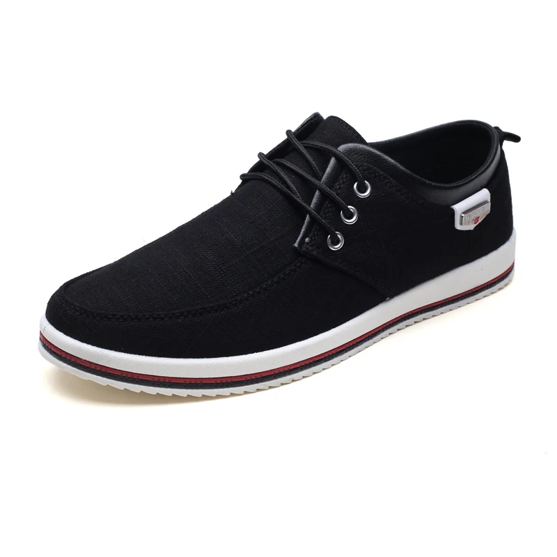 

Mens Canvas Shoes New Arrival Spring Summer Breathable Comfortable Casual Shoes For Men Lace-Up Brand Fashion Flat Loafers Shoe