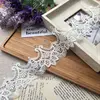 1Yard Embroidery Lace Fabric Guipure Craft Lace Trim 8.5cm White Lace Ribbon Curtain DIY Sewing Trimmings For Dress Decor X105 ► Photo 2/5