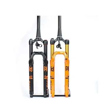 

Bicycle Air Fork 27.5 /29er MTB Mountain Bike Suspension Fork Air Resilience Bike Fork 140mm Travel axle 15*100mm Cone tube 39.8