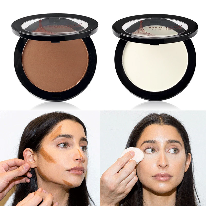 

Face Highlighter Foundation Base Contour Powder Palette Bronzers Brightener Beauty Make Up Facial Concealer Makeup