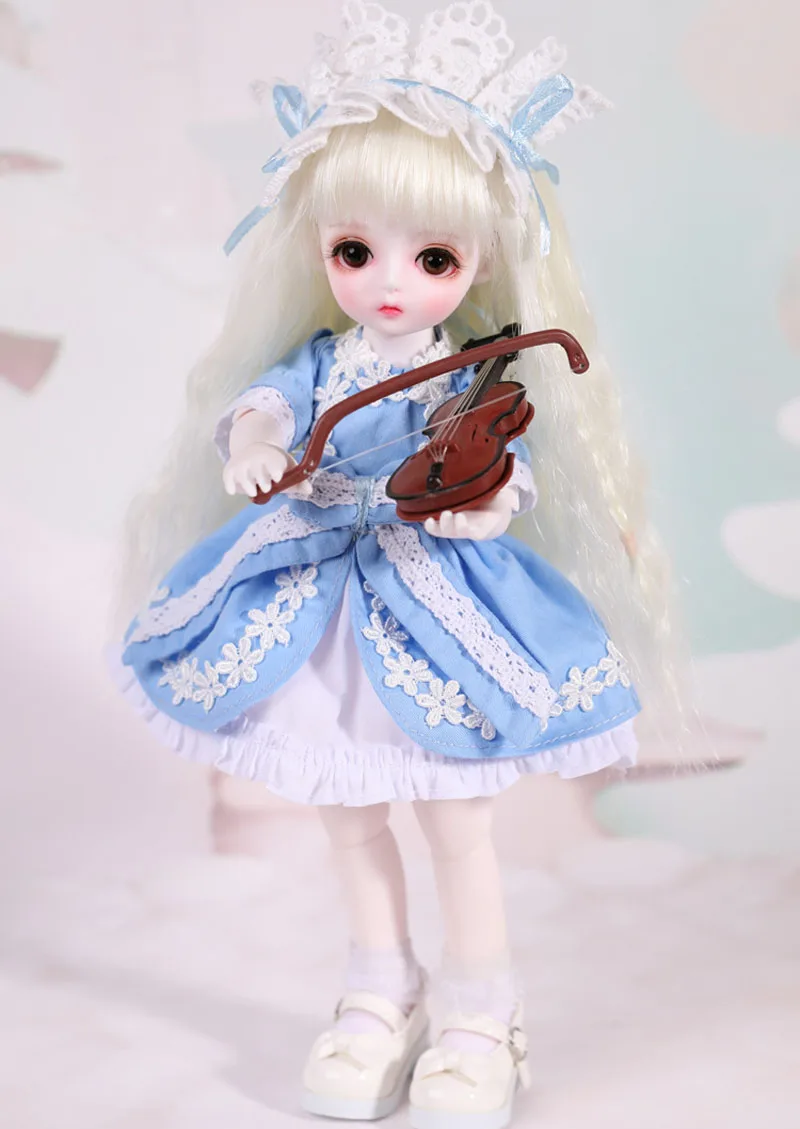 Новое поступление 1/3 1/4 1/6 BJD кукла милое синее платье одежда для Bjd куклы игрушки аксессуары