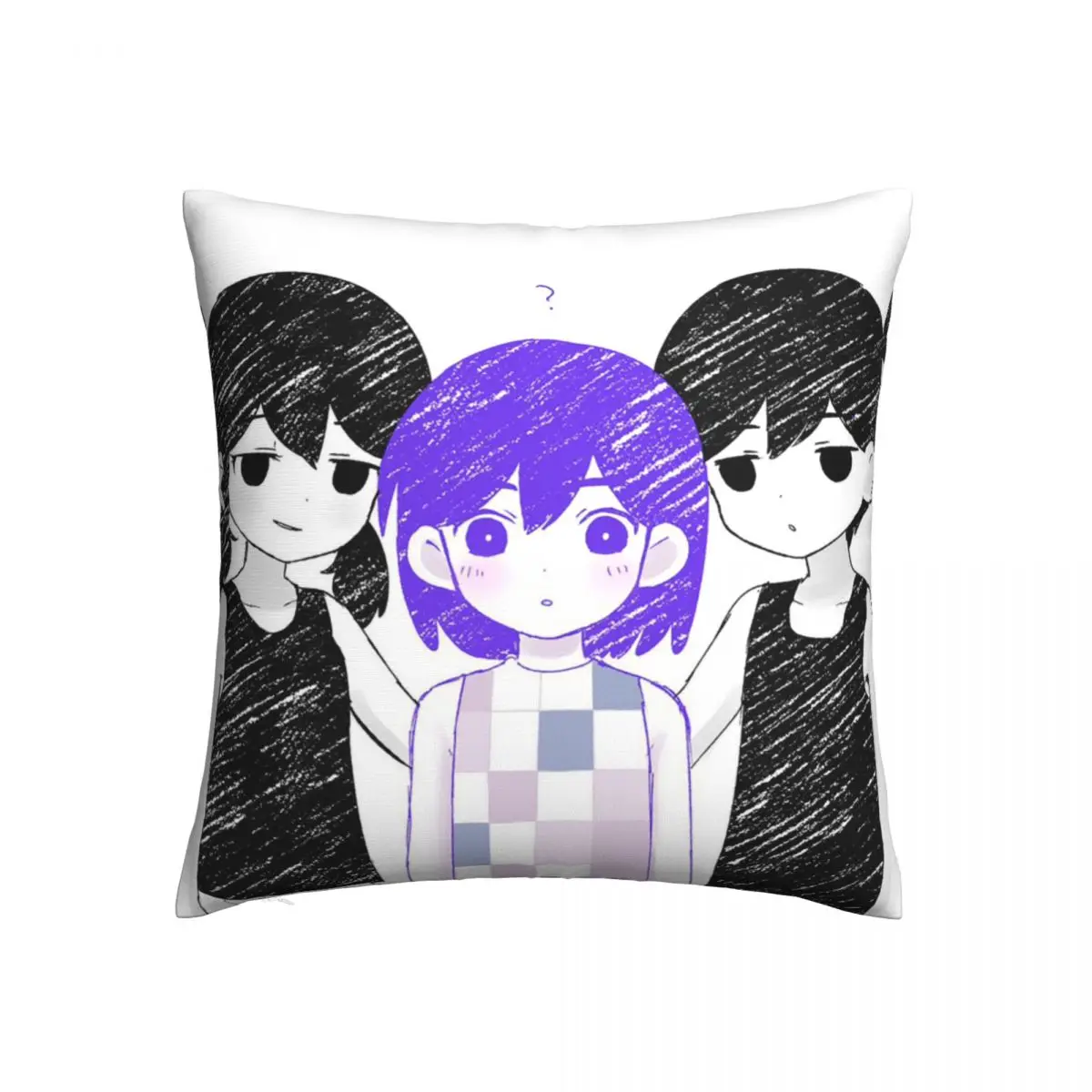 Cute Sunny Omori plush sticker Throw Pillow for Sale by